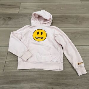 DREW House mascot pink pullover hoodie Kids Size 8